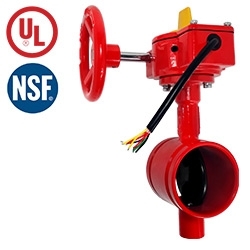 Grooved Butterfly Valve with Signal Switch