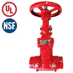 Grooved End OS&Y Gate Valve